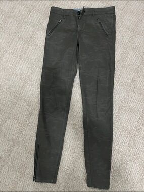 Habitual Women’s Slim Camo Ponte Jeans - Dark Olive